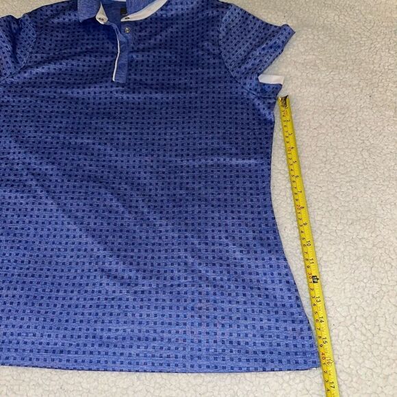 Callaway Women’s Blue Pattern Golf Polo Shirt Size XL EUC - Picture 9 of 10